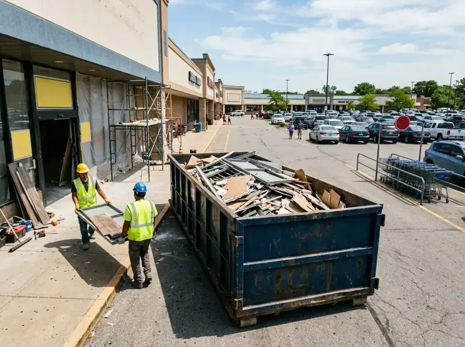retail-store-renovation-debris-003 — frequently asked questions, Roll-off Dumpster Rentals in Algoma, WI